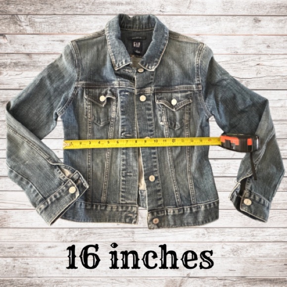 Gap Women’s Stretch Denim Jean Jacket Size Small! - Picture 3 of 5